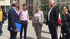 Bundesministerin Hendricks zu Besuch im Quartier Wassertorplatz Bild: QM Wassertorplatz