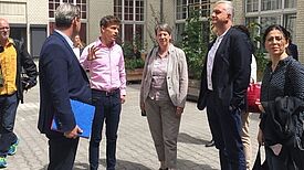 Bundesministerin Hendricks zu Besuch im Quartier Wassertorplatz Bild: QM Wassertorplatz