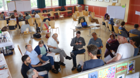 Auf dem Fachtag „Gewaltprävention“ im Mai 2018. Bild: Quartiersmanagement Schöneberger Norden