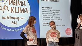 Im QM-Gebiet Falkenhagener Feld versammelten sich Initiativen und Anwohnende zum ersten Klimaforum. (Bild: Ralf Salecker)