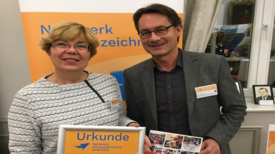 Ines Blumenthal, Bezirksamt Mitte von Berlin, Umwelt- und Naturschutzamt / fachliche Begleitung, und Thomas Büttner, Büro Büttner & Partner