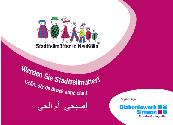 Werden Sie Stadtteilmutter! Foto: QM Rollbergsiedlung