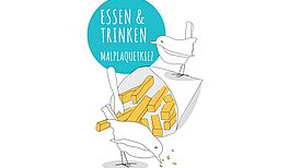 Die Titelseite des Gastroführers, Illustration: Laura Warskulat 