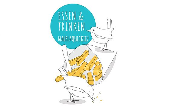 Die Titelseite des Gastroführers, Illustration: Laura Warskulat 