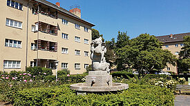 Im zweiten IHEK-Workshop des QM-Teams Germaniagarten wurden Ideen für die Handlungsfelder Gesundheit und Bewegung sowie für Beteiligung, Vernetzung und Kooperation von Partnern gesammelt. (Bild: QM Germaniagarten)