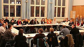 Der Quartiersrat Sparrplatz bei einer Sitzung. Foto: QM Sparrplatz