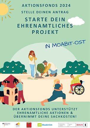 Die Mittel des Aktionsfonds können genutzt werden, um ehrenamtliche Projekte zu starten. (Bild: QM Moabit-Ost)
