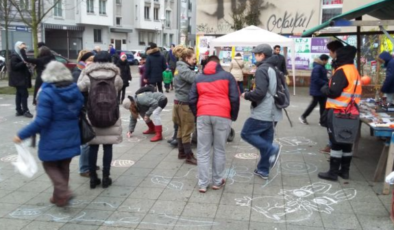 Ein buntes Fest gegen Drogen und Gewalt. Bild: Peter Pulm / QM Schöneberger Norden
