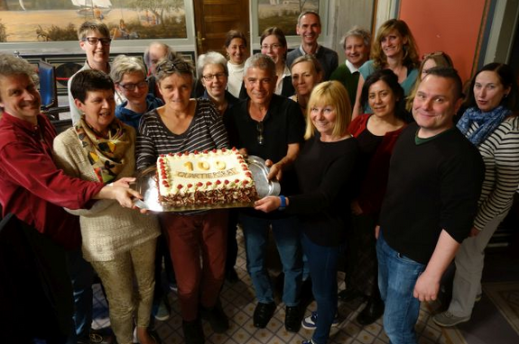 Die 100. Sitzung des Quartiersrates Schöneberger Norden im Goldenen Saal im Rathaus Schöneberg Bild: Alexander Meyer