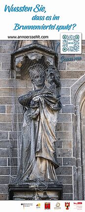 Per QR-Code gelangen Interessierte auf die Internetseite von „Anno erzählt“. Foto: Anno erzählt