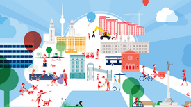 Nach der gelungenen Auftaktveranstaltung vom Jahr 2015: Der persönliche Einsatz von Menschen erfüllt auch 2016 den Tag der Städtebauförderung mit Leben. Grafik: Senatsverwaltung für Stadtentwicklung und Umwelt