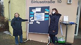 Am Seniorenwohnhaus in der Siriusstraße 10 wurden die ersten Ideen für eine Umgestaltung gesammelt. Foto: Joachim Schmidt