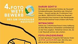 Mithilfe Fotowettbewerbs sollen die Schätze der Spandauer Neustadt entdeckt werden. (Bild: QM Spandauer Neustadt)