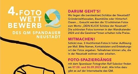 Mithilfe Fotowettbewerbs sollen die Schätze der Spandauer Neustadt entdeckt werden. (Bild: QM Spandauer Neustadt)