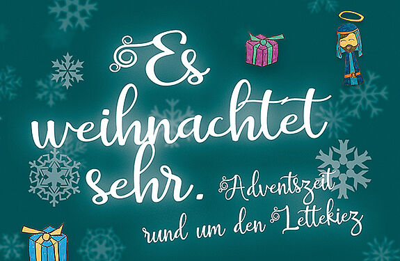 Der Adventskalender sorgt für Weihnachtsstimmung im Lettekiez. (Bild: QM Letteplatz)