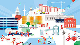 Plakat: Tag der Städtebauförderung  Bild: Senatsverwaltung für Stadtentwicklung und Umwelt