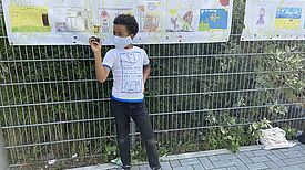 Insgesamt 45 junge Künstlerinnen und Künstler zwischen 3 - 13 Jahre nahmen an dem Wettbewerb teil. Bild: QM FF