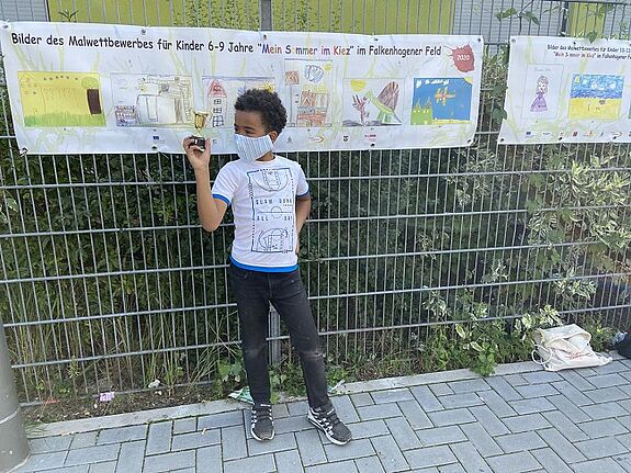 Insgesamt 45 junge Künstlerinnen und Künstler zwischen 3 - 13 Jahre nahmen an dem Wettbewerb teil. Bild: QM FF