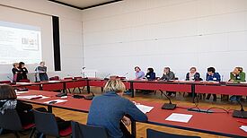 Teilnehmerinnen und Teilnehmer der Werkstatt „Theoretisch, praktisch, gut – zur Stärkung der Gesundheitsförderung im Quartier“  Bild: Clearingstelle Gesundheit für Quartiere der Sozialen Stadt