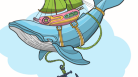 In der neuen Broschüre für „Soziales Lernen in Bewegung“ dreht sich alles um das Thema Meereswelt. Grafik: Bettina Boos 