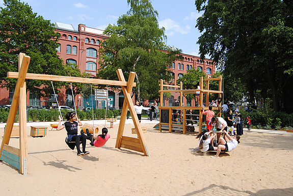 Maßnahme des Baufonds: Gartenplatz Ackerstraße Bild: Senatsverwaltung für Stadtentwicklung und Umwelt