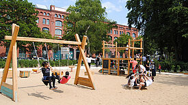 Maßnahme des Baufonds: Gartenplatz Ackerstraße Bild: Senatsverwaltung für Stadtentwicklung und Umwelt