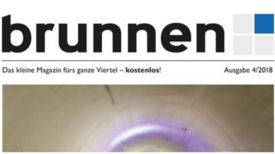 Ausschnitt des Titelbildes des „brunnen“, Ausgabe 4/2018. Bild: QM Brunnenviertel-Brunnenstraße
