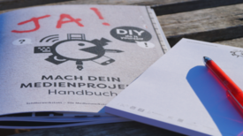 Das Medienprojekt-Handbuch entstand im Rahmen des QM Projektes "Medienwerkstatt im Schillerkiez". Bild: QM Schillerpromenade