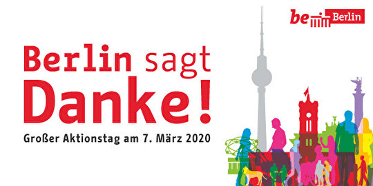 Berlin bedankt sich mit einem Aktionstag bei ehrenamtlich engagierten Berlinern und Berlinerinnen