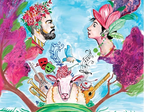 Ausschnitt aus dem Flyer für das Hederlezi-Fest. Grafik: Amaro Foro e.V. 