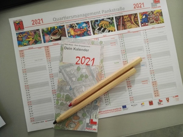 Der interkulturelle Kalender des QMs Pankstrasse zeigt Feiertage aus aller Welt und gibt’s gleich in zweifacher Ausführung. Bild: QM Pankstrasse 