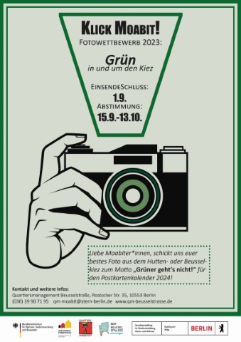 Der Fotowettbewerb sucht die „grünsten Ecken“ im Westen der Moabiter Insel. (Bild: QM Beusselstraße)